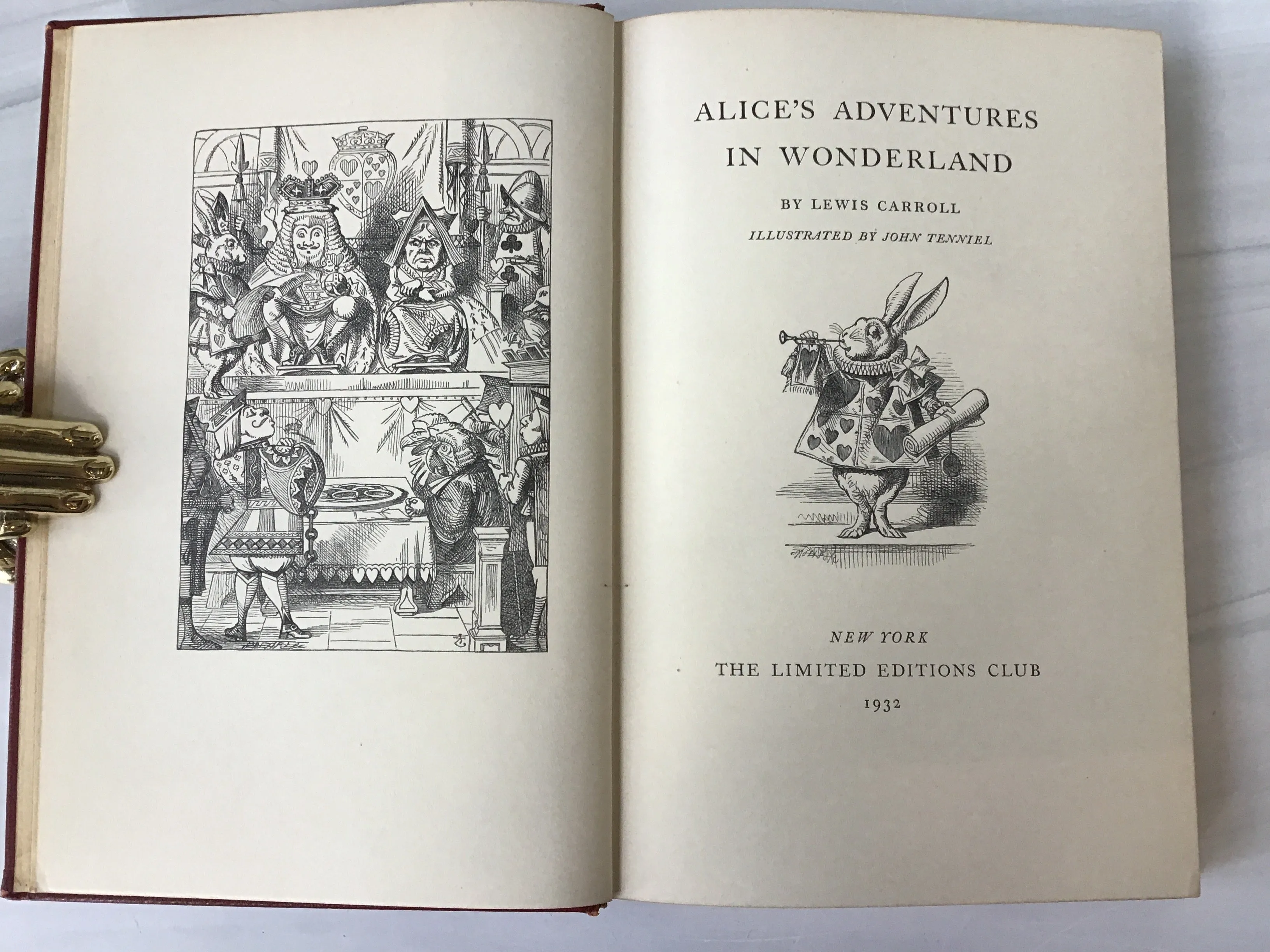 -Signed Alice's Adventures in Wonderland/Through the Looking-Glass