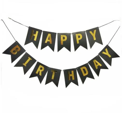 13pcs/set  Happy Birthday Letter Foil Balloons banner baby shower Party Birthday Cake Decortion Globos Kids Gift Inflatable Ball