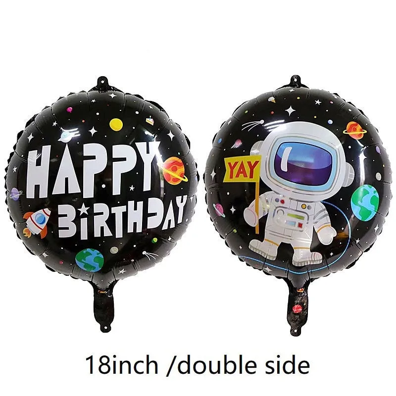 1pcs Gamepad Big Video Game Controller Aluminum Foil Balloon giant Rocket astronaut foil balloons Boy Inflate Toy