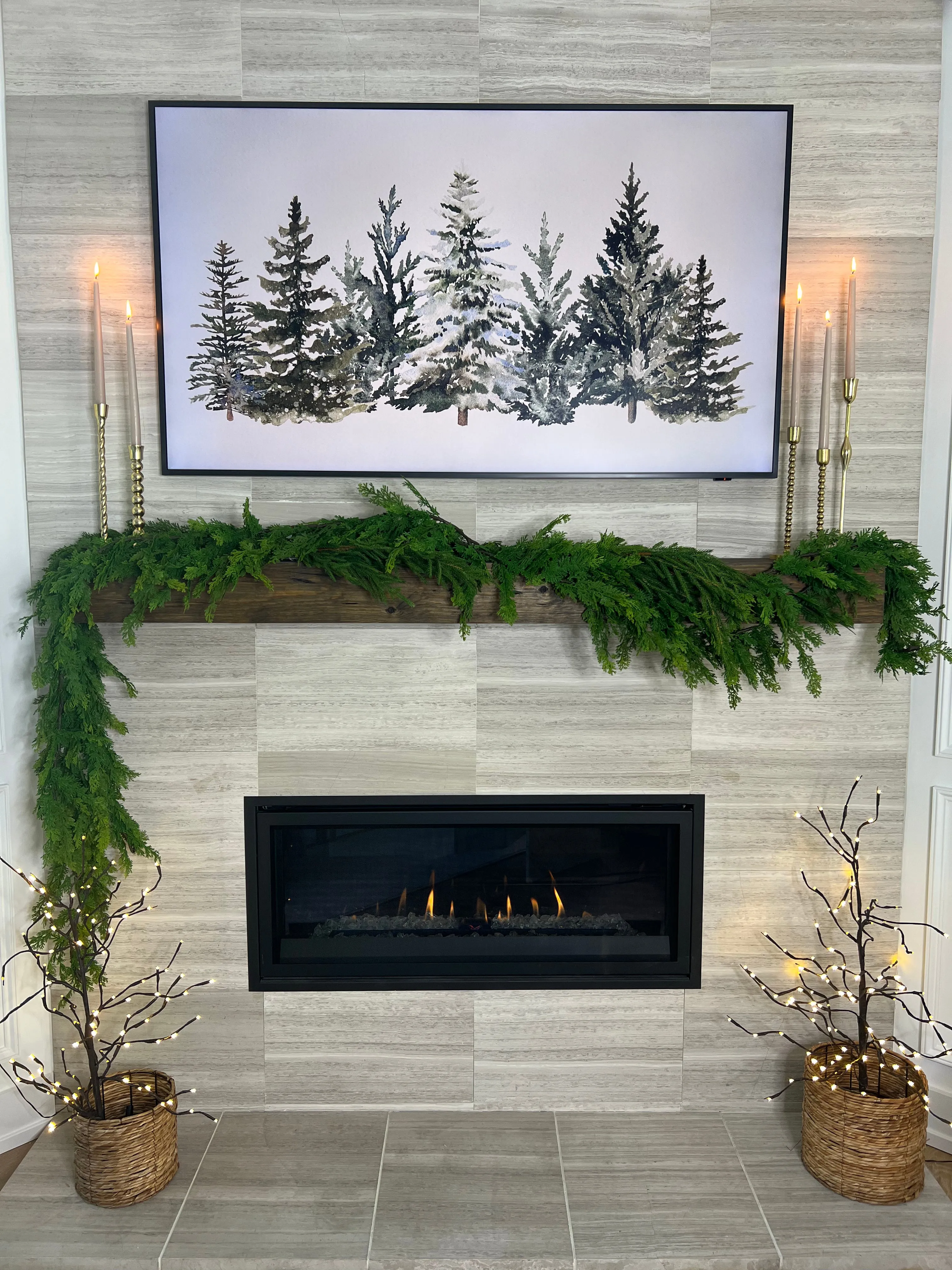 65” Soft Touch Cedar Garland