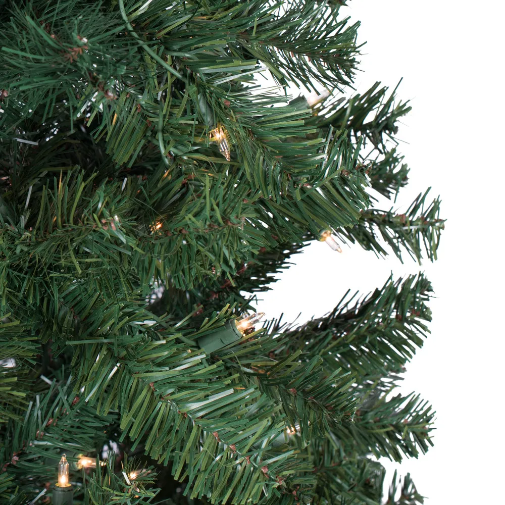 7.5' Salem Pencil Pine Artificial Christmas Tree, Unlit