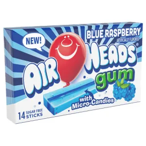 Airheads Gum Blue Raspberry 14pc