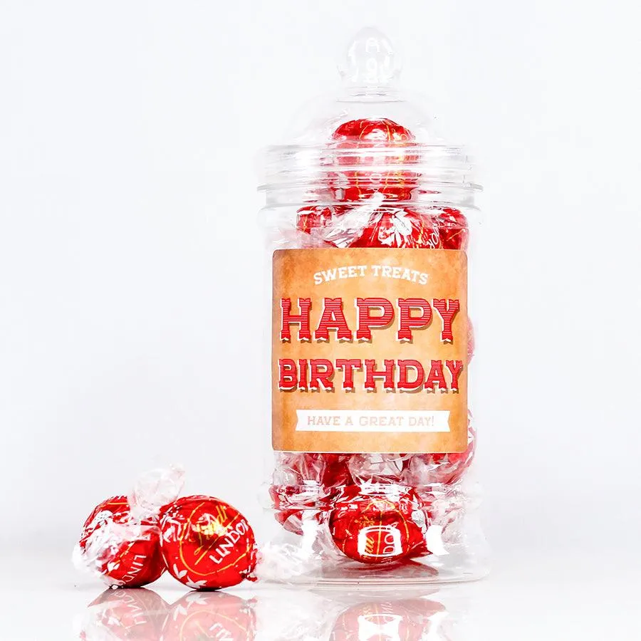 BIRTHDAY Lindor Truffles Sweet Treats