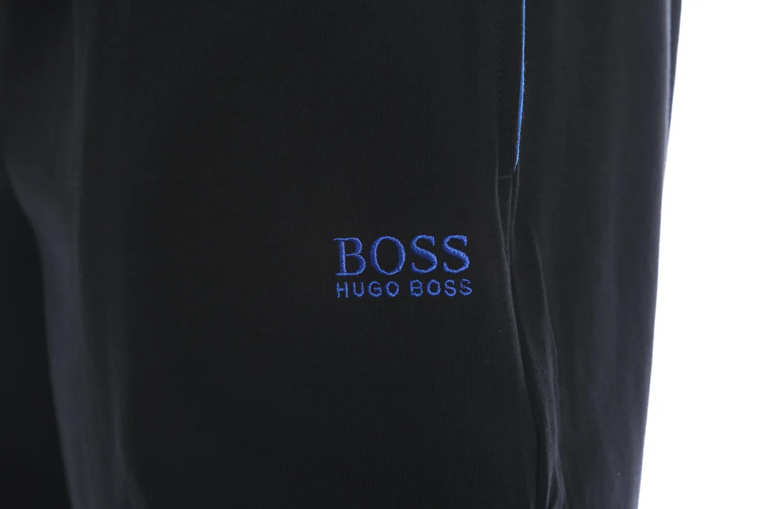 BOSS Mix & Match Sweat Short in Black & Blue