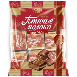 Candies Rot Front Ptichye milk taste of chocolate 225g