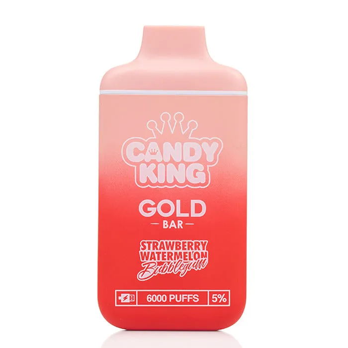 Candy King Gold Bar Disposable | 6000 Puffs