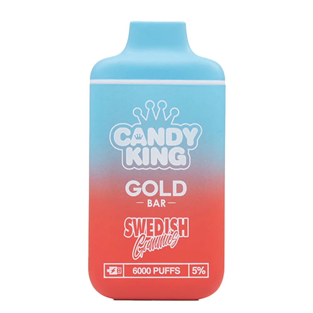 Candy King Gold Bar Disposable | 6000 Puffs