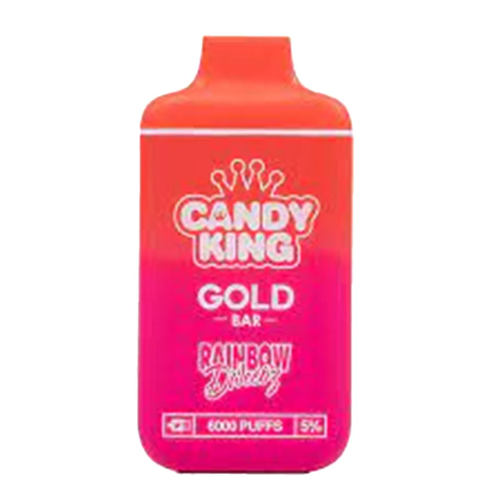 Candy King Gold Bar Disposable | 6000 Puffs