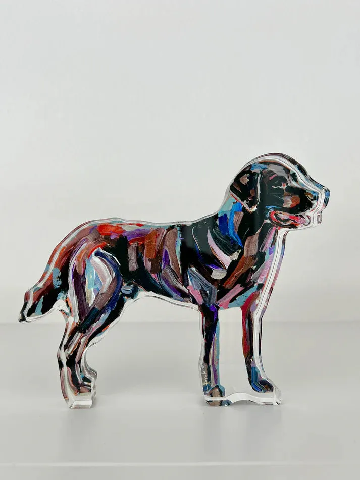 Chocolate Lab Acrylic Cut Out