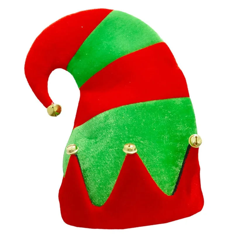 Christmas Hat Plush Elf Santa Hat Ornament Decoration Christmas cap Turkey hats New Year Xmas Party Props Decoration