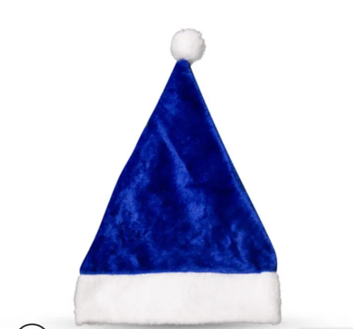 Christmas Hat Plush Elf Santa Hat Ornament Decoration Christmas cap Turkey hats New Year Xmas Party Props Decoration