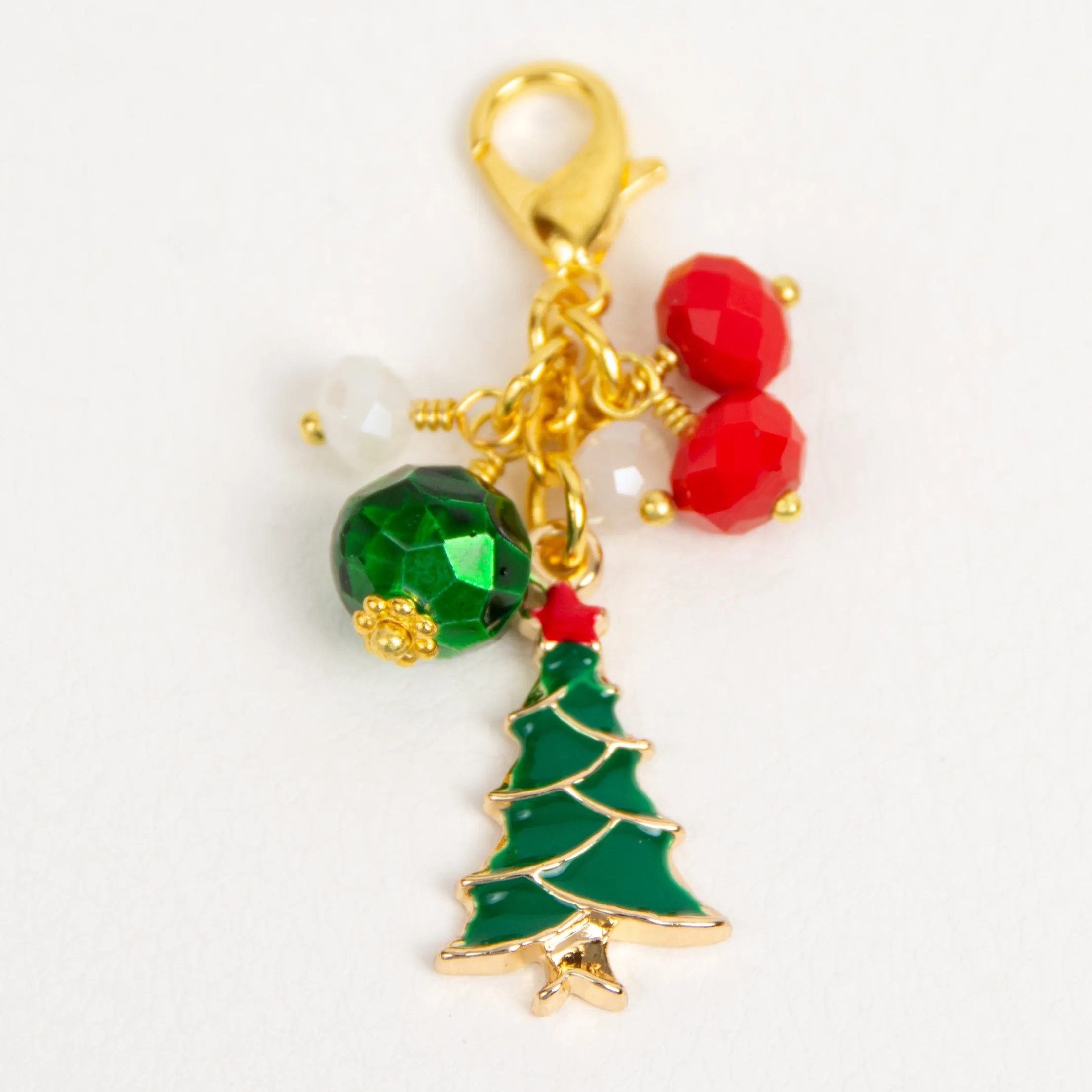 Christmas Tree Dangle Clip - Gold