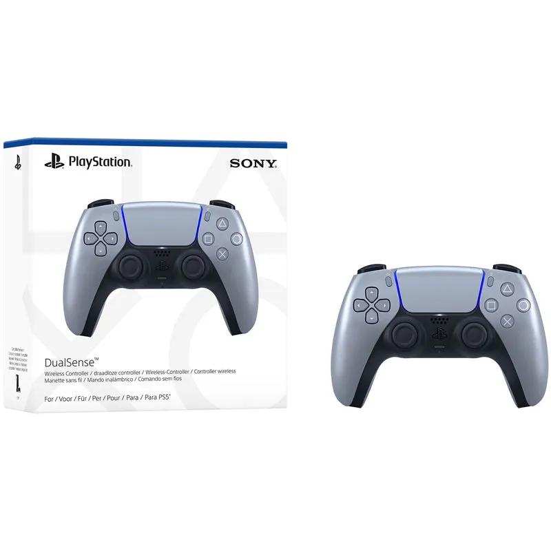 DualSense PlayStation Sterling Silver Wireless Controller PS5