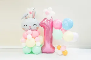 Easter Birthday Balloon Column