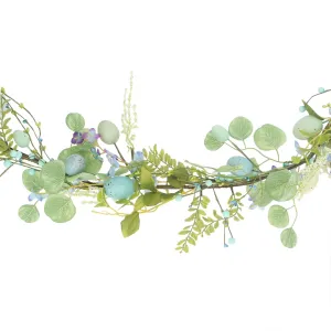 Eucalyptus and Speckled Egg Easter Garland