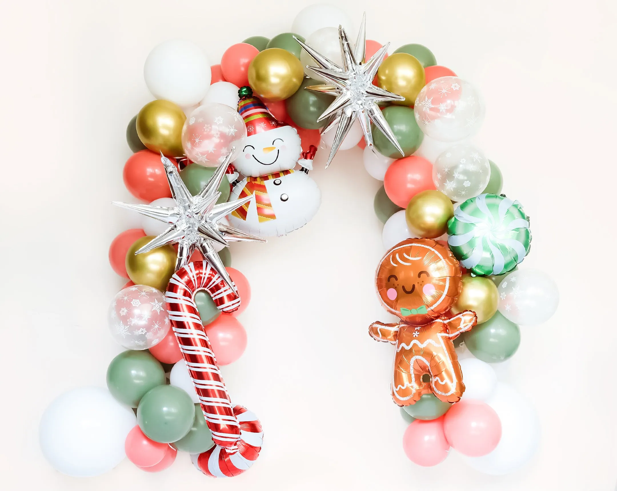 Friendsmas Christmas Balloon Garland | OH WHAT FUN Christmas Party