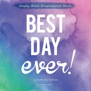 Graphique Best Day Ever 2024 7 x 7 Mini Calendar