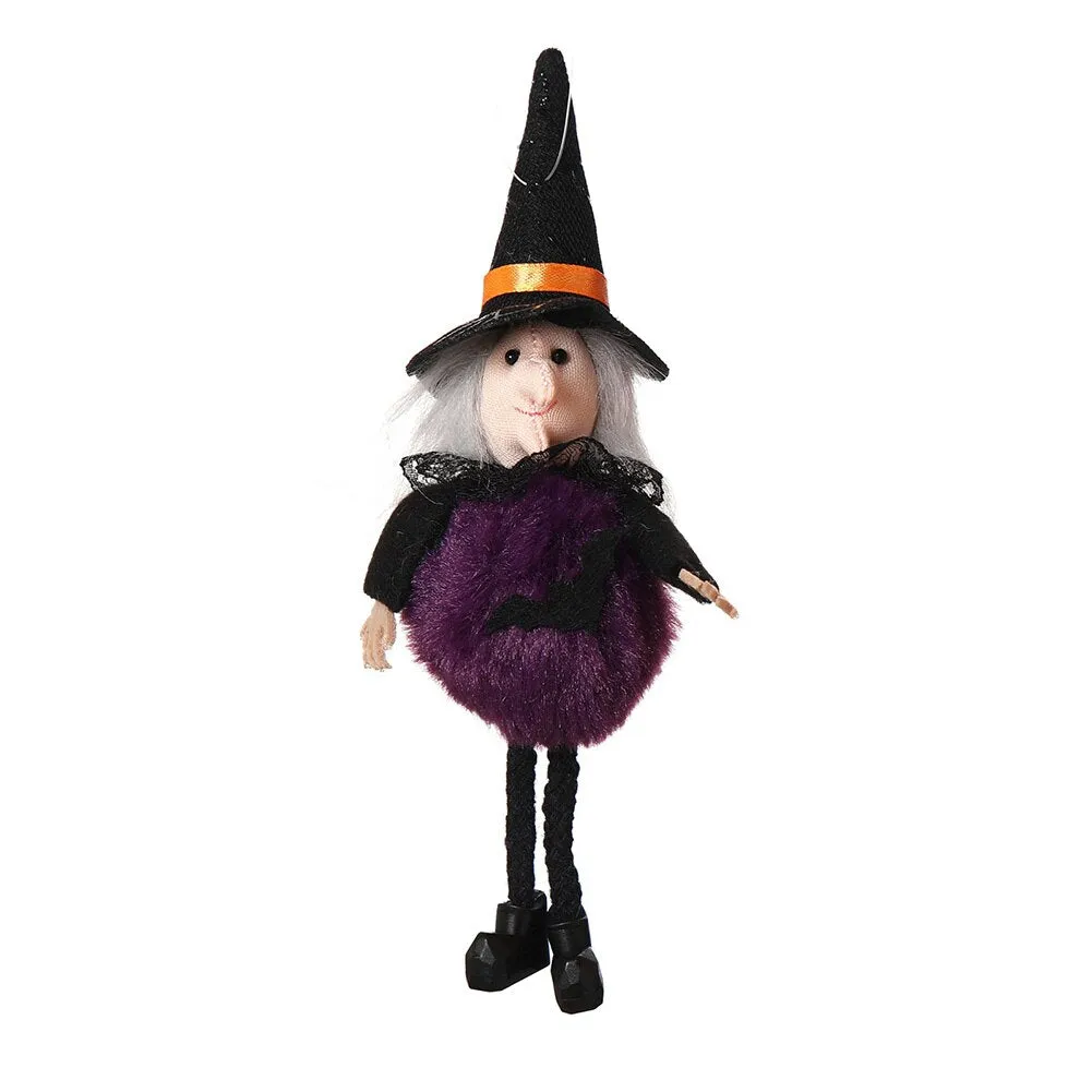 Halloween Doll Bar Decor Gnome Plush Figurines Witch Handmade Gnome Statue Halloween Kids Gift Happy Halloween Party