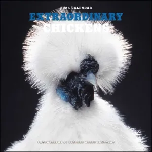 Harry Abrams Extraordinary Chickens 12x12 2025 Wall Calendar