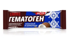 Hematogen extra coconut in chocolate 40g