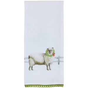 Holiday Ewe Dishtowel