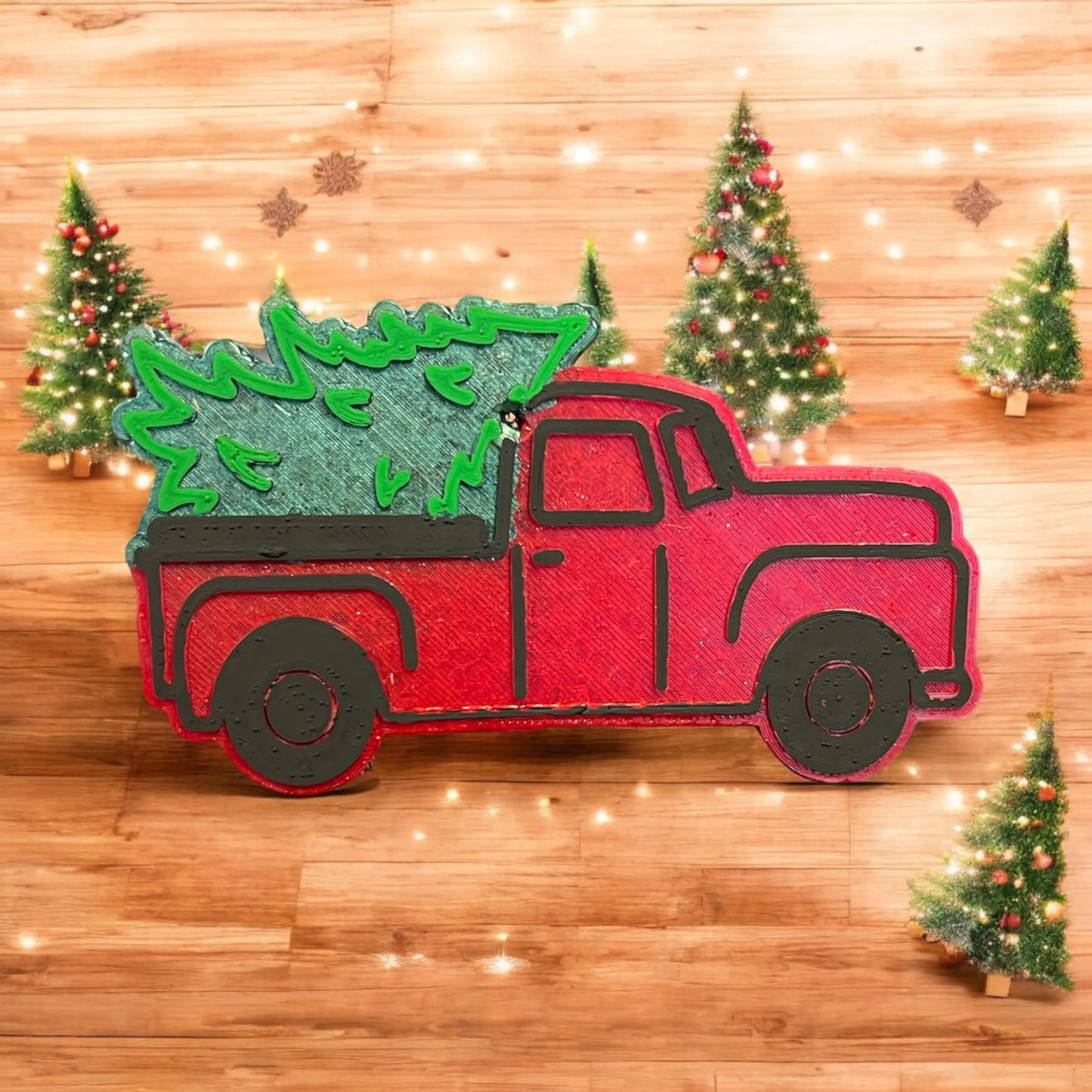 Holiday Red Truck Freshie