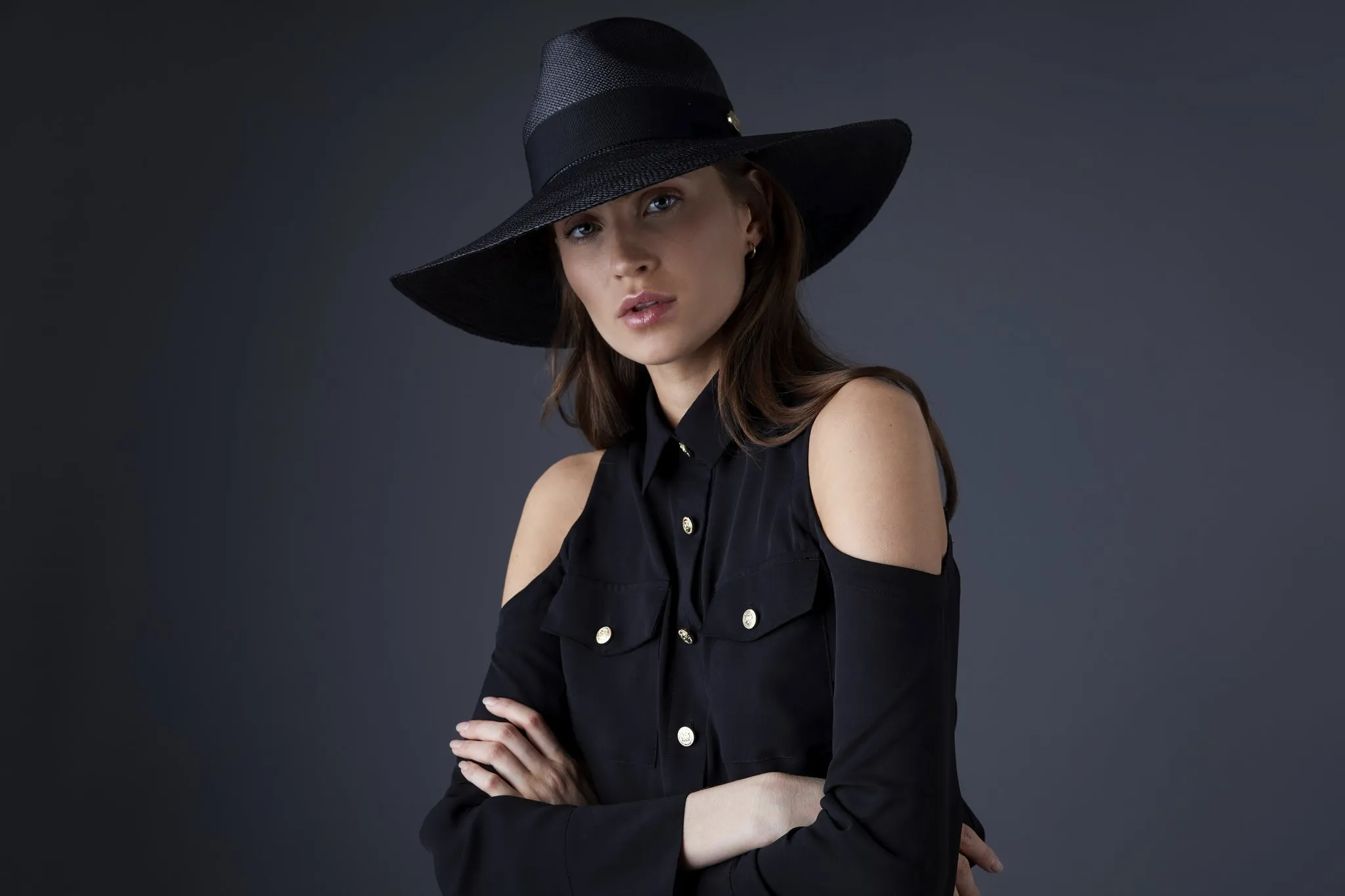 Holland Cooper Jessica Hat in Black