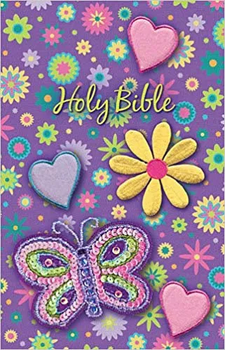 Holy Bible Shiny Sequin Purple