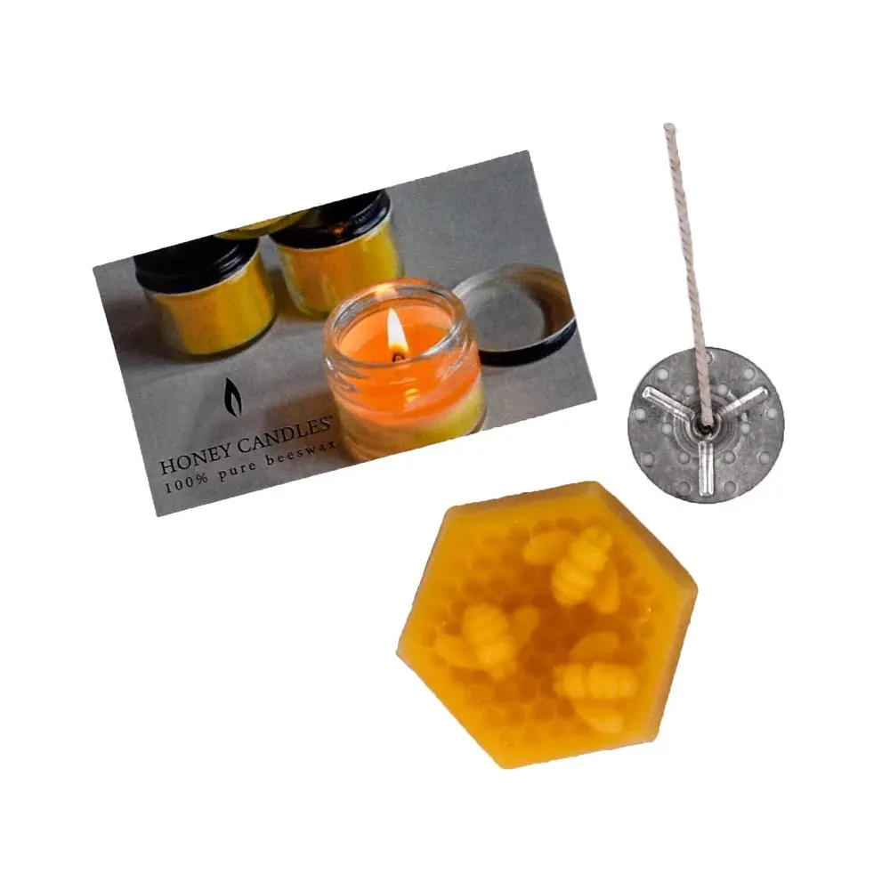 Honey Candles DIY Beeswax Candle Refill Kit