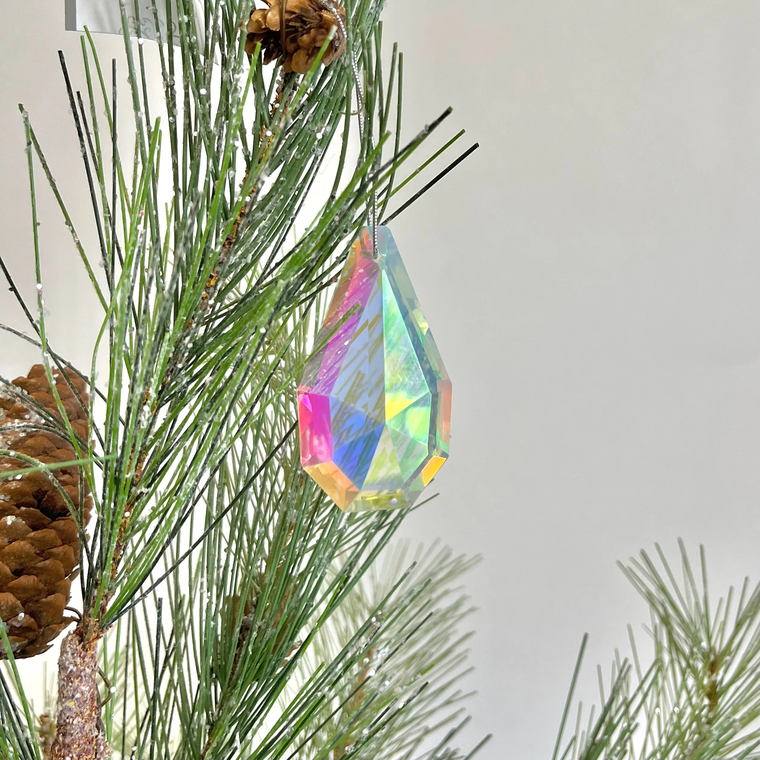 Iridescent Glass Pendant Ornaments