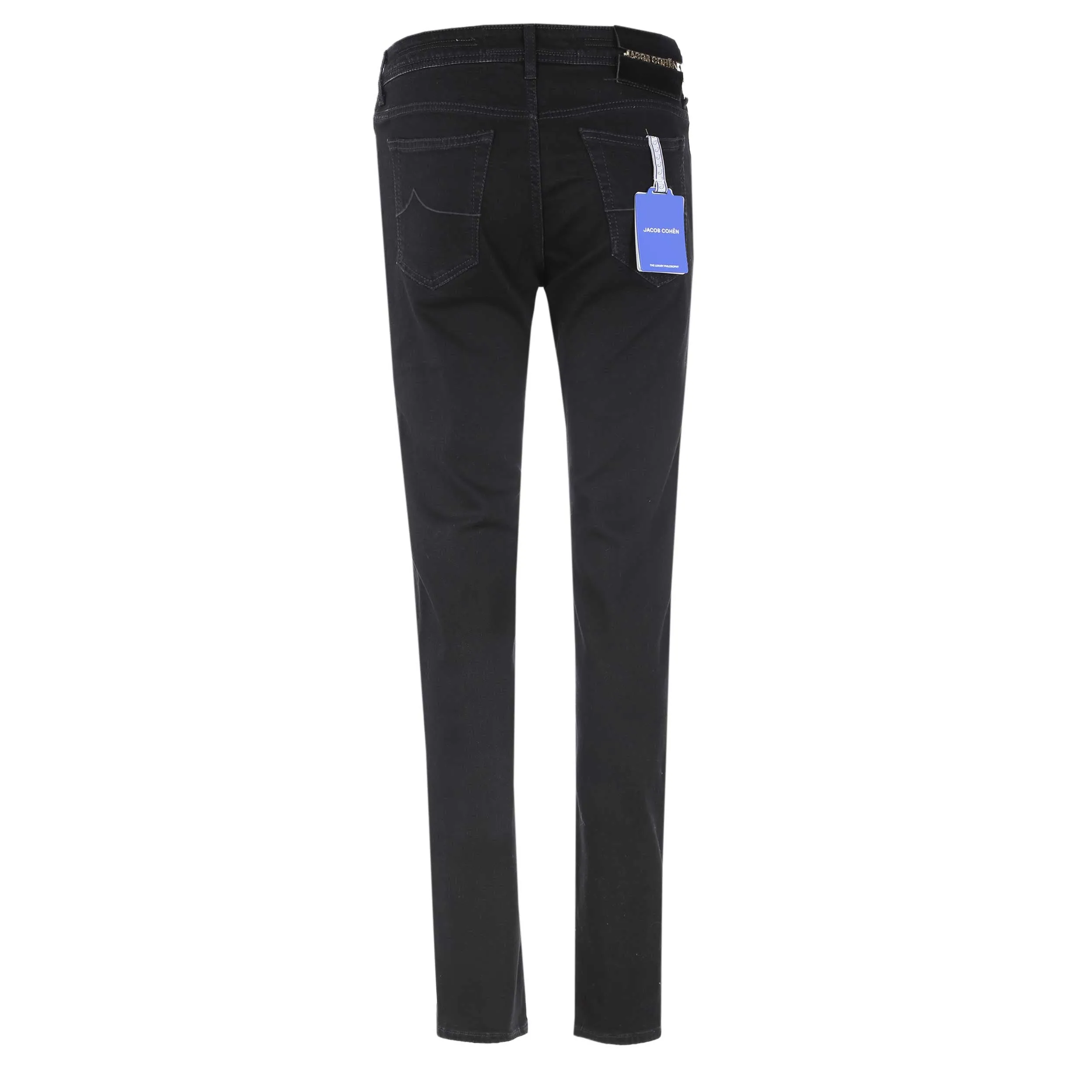 Jacob Cohen Bard Zip Jean in Black