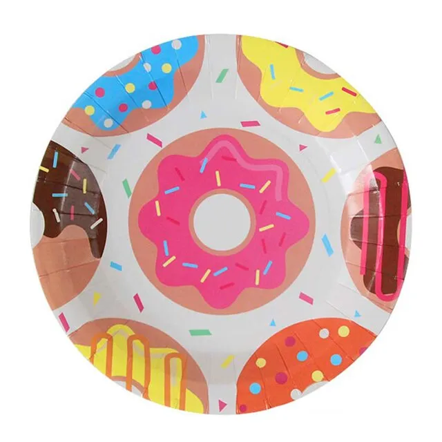 Kids Donut Birthday Party 42 Inch Digital Foil Balloon Baby Shower Happy Birthday Decoration Inflatable Ball Sweet Kids Party