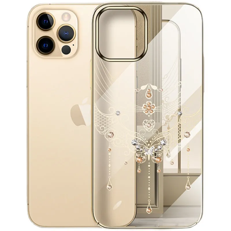 KINGXBAR Swarovski Crystal Clear Hard PC Case Cover for Apple iPhone 12 series