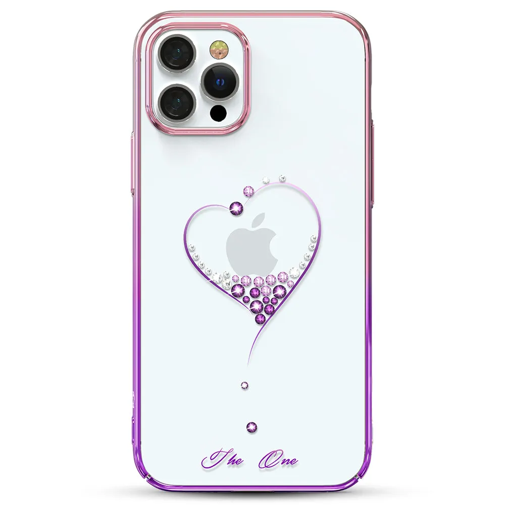 KINGXBAR Swarovski Crystal Clear Hard PC Case Cover for Apple iPhone 12 series