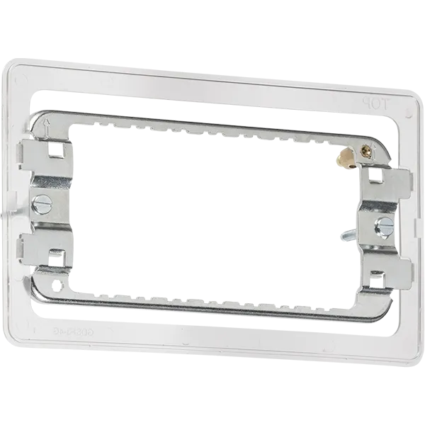 Knightsbridge Screwless 3-4G Grid Mounting Frame