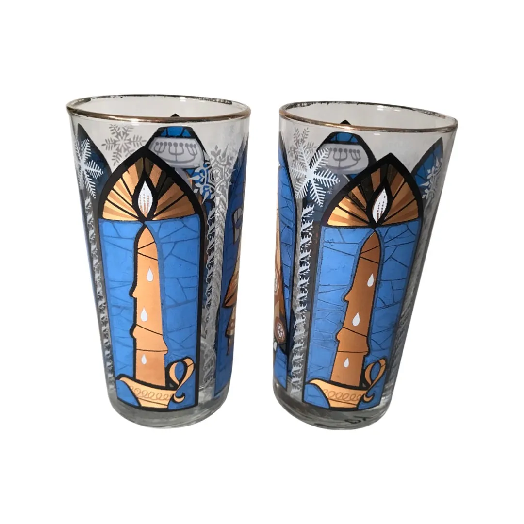 Libbey Vintage Church Windows Glasses (Set of 2)