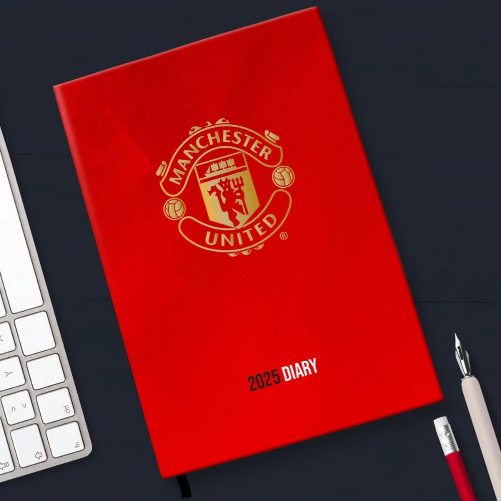 MANCHESTER UNITED FC 2025 A5 DIARY