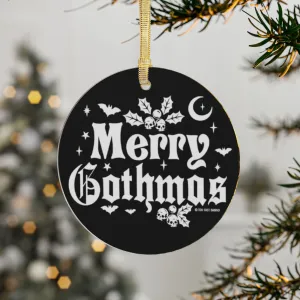 Merry Gothmas Acrylic Ornament