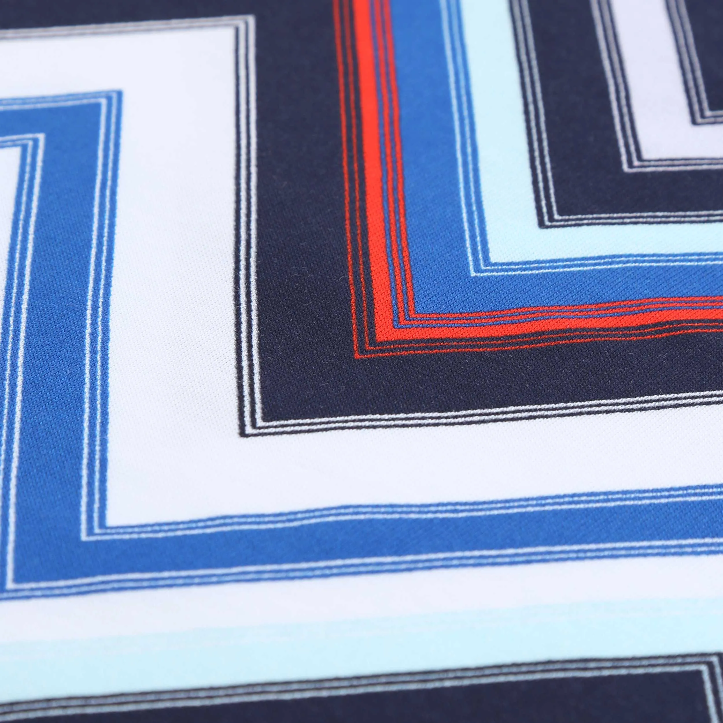 Missoni Zig Zag T-Shirt in Multi Red & Blue