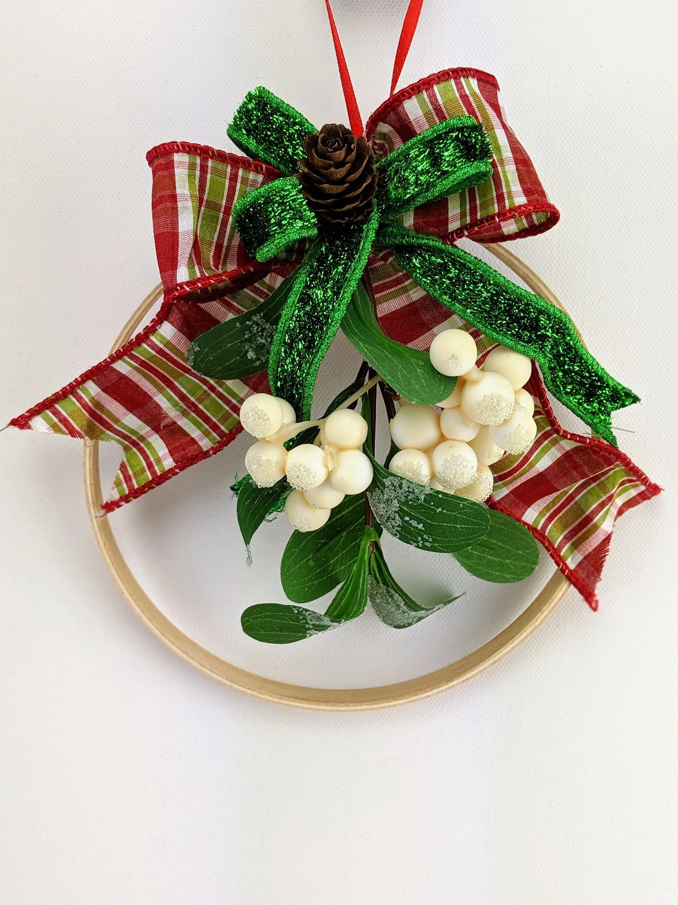 Mistletoe Christmas Ornament