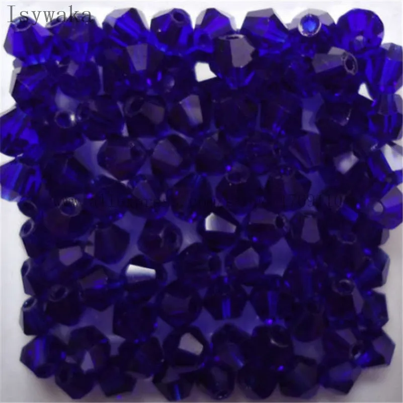 Multicolor 100pcs 4mm Bicone Austria Crystal Beads for DIY Jewelry Making