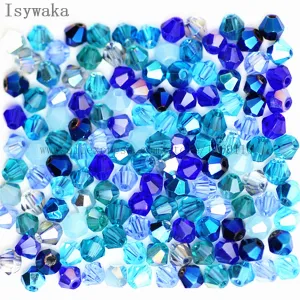 Multicolor 100pcs 4mm Bicone Austria Crystal Beads for DIY Jewelry Making