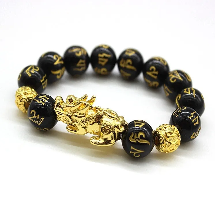 Natural Obsidian Bracelet