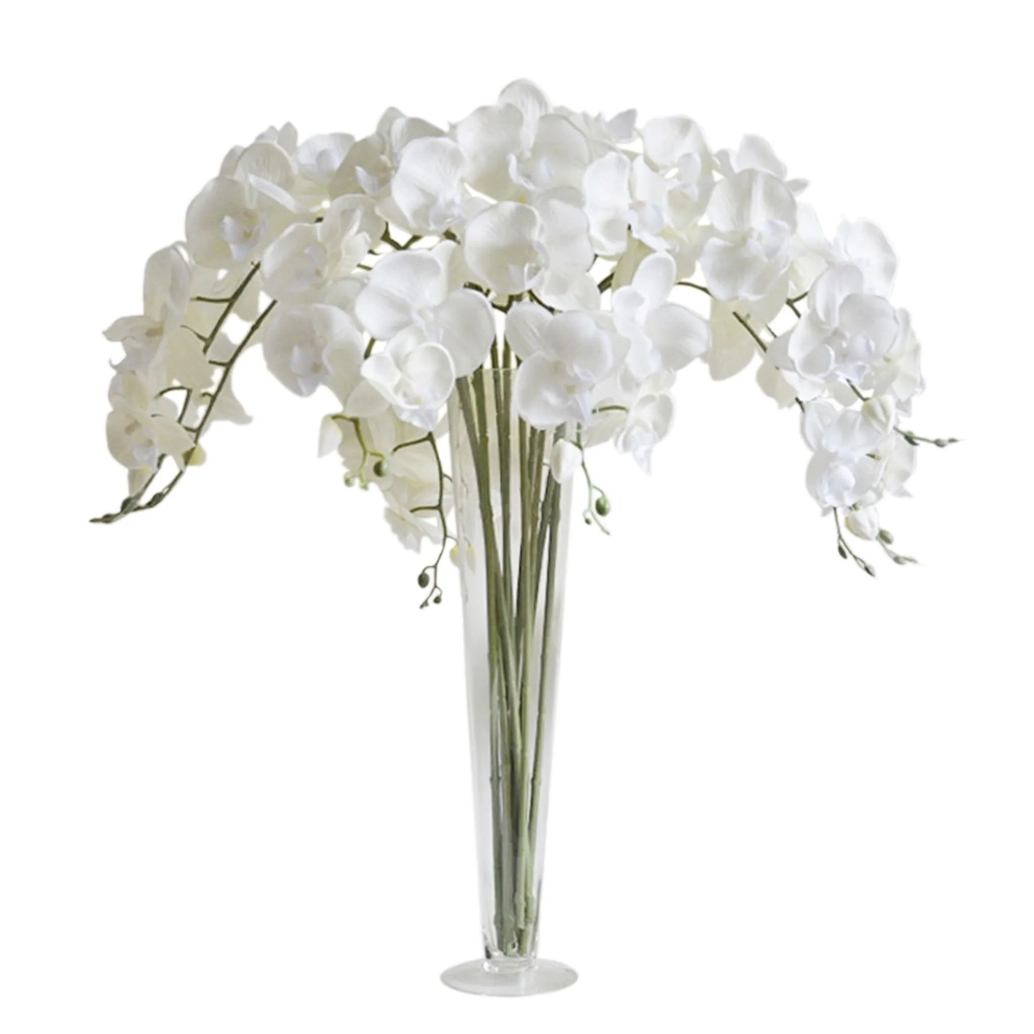 Orchid Centerpieces Butterfly Artificial Flowers 5pcs Wedding Dinner Venue Decoration