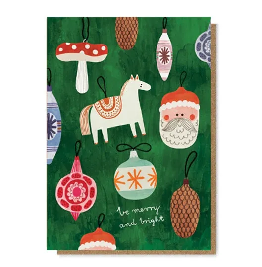 Ornaments Greeting Card