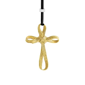 Palm Cross Ornament