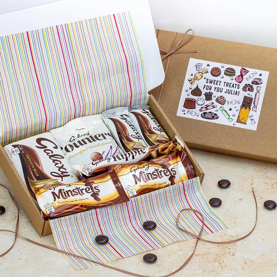 Personalised Galaxy Chocolate Letterbox Gift