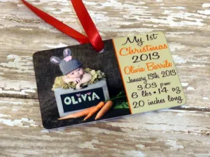 Personalized Baby Ornament