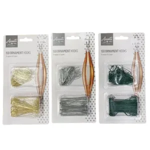 Premier 150 Ornament Metal Hooks (Choice of 3)