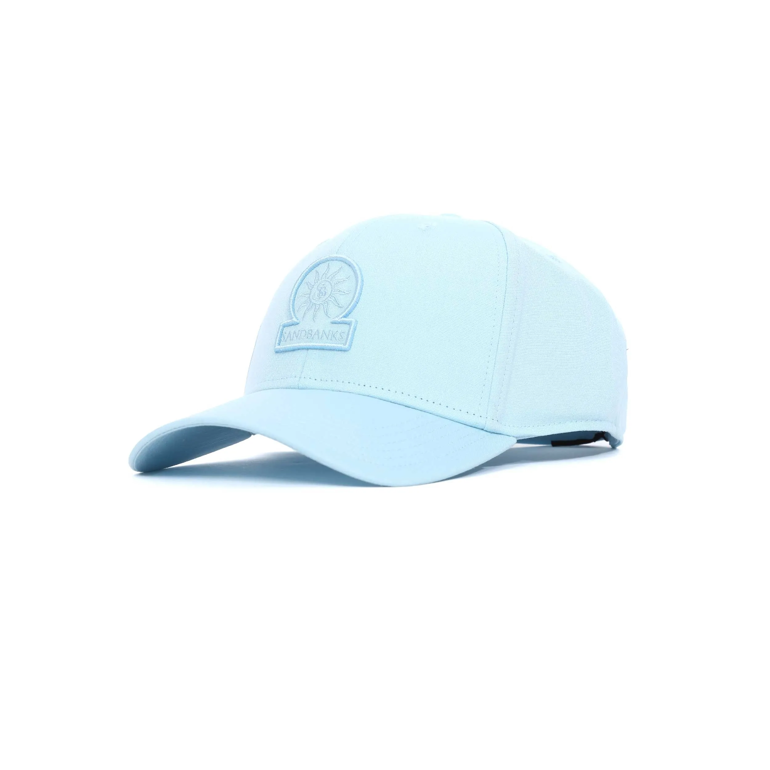 Sandbanks Badge Logo Cap in Crystal Blue